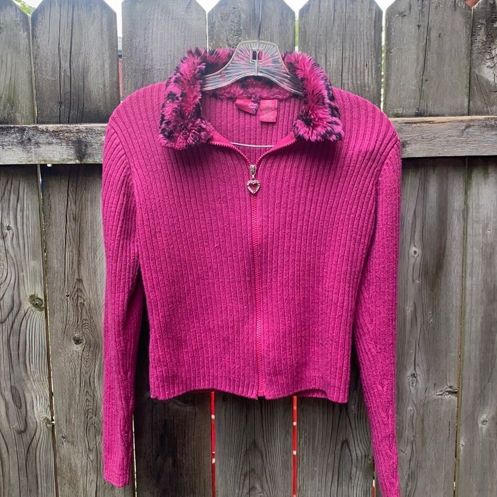 Thalia Sodi zip up sweater sz. 14-16